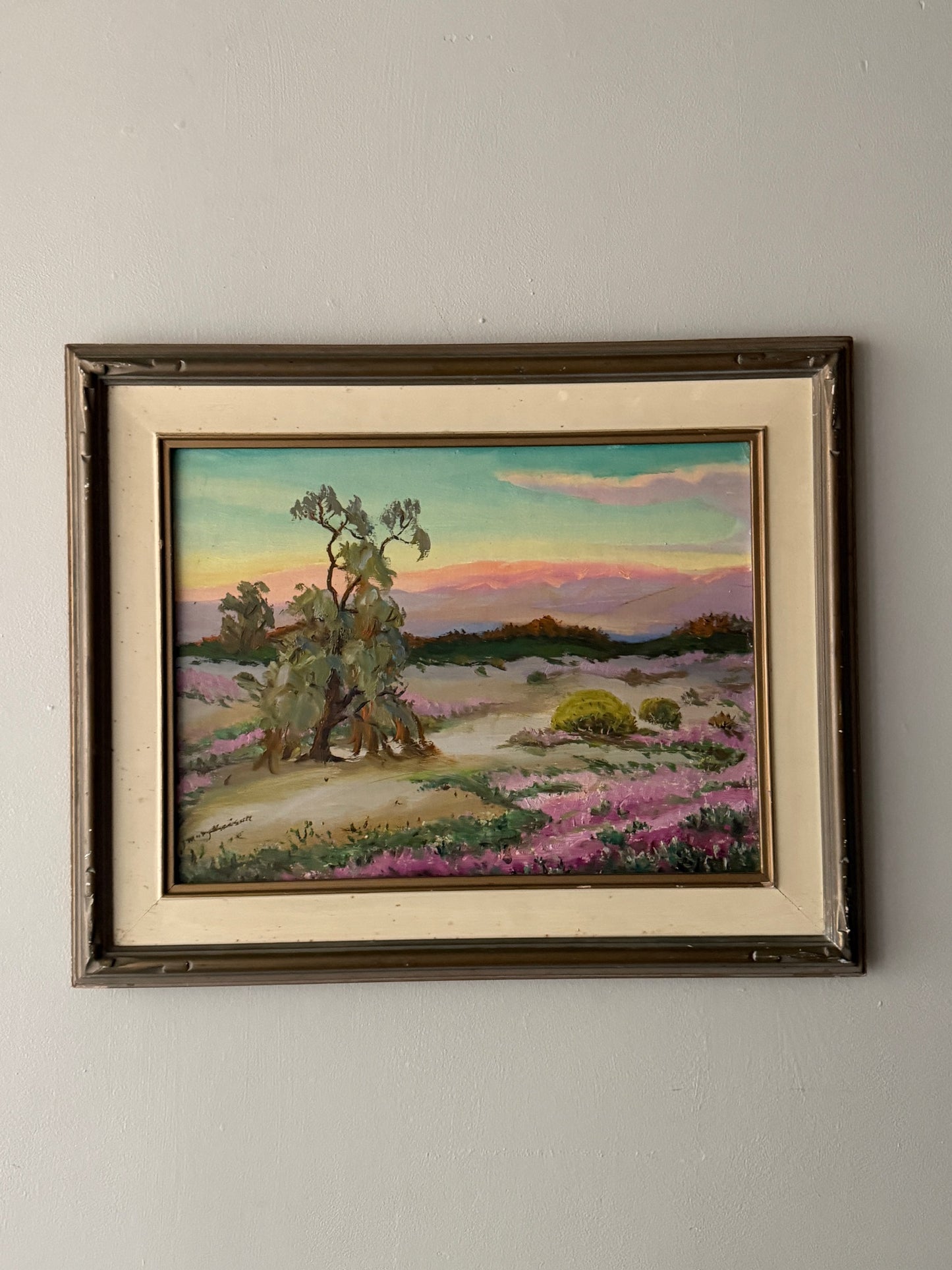 American Western landscape. Unsigned.