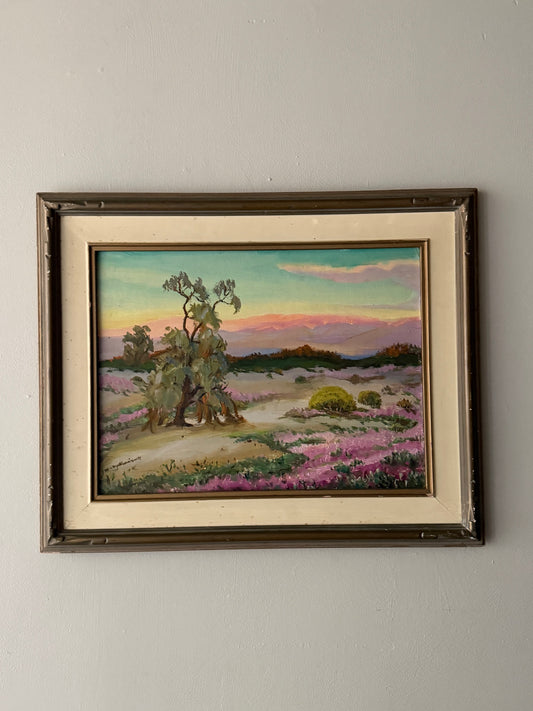 American Western landscape. Unsigned.