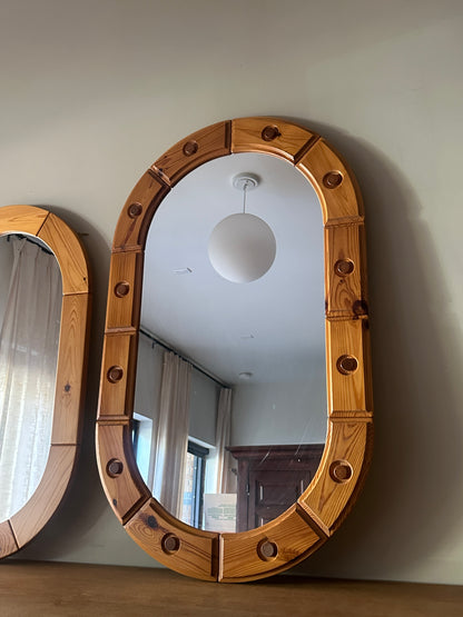 Swedish pine mirror