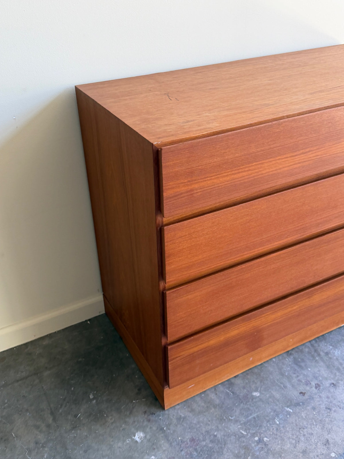 Arne Wahl Iversen for Vinde Mobelfabrik Danish teak bachelor’s chest