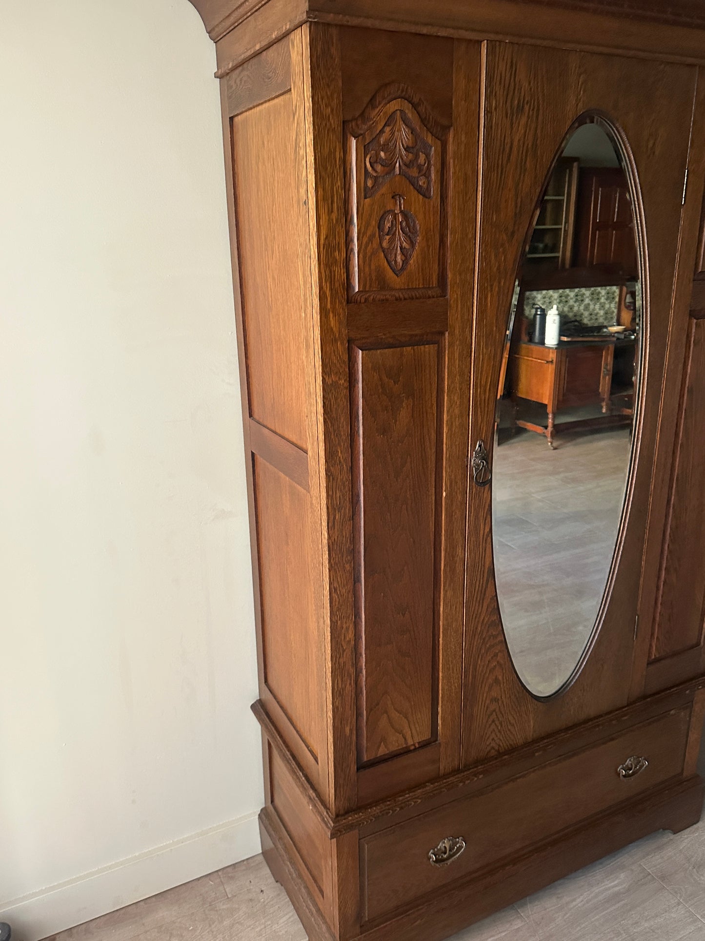 Oak armoire