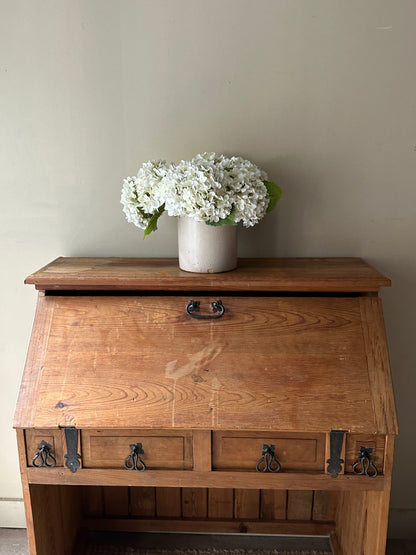 Pine secretary desk