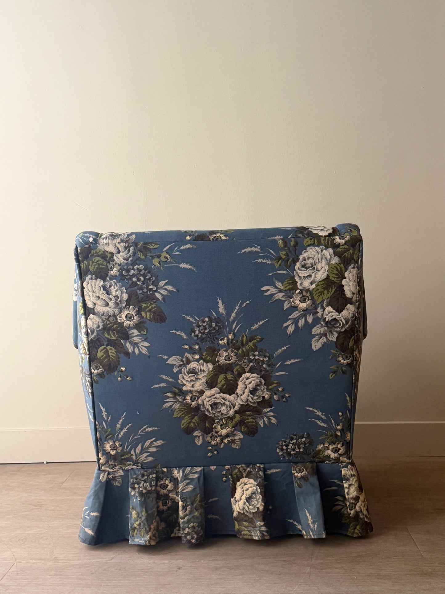 Swedish floral lounge chair