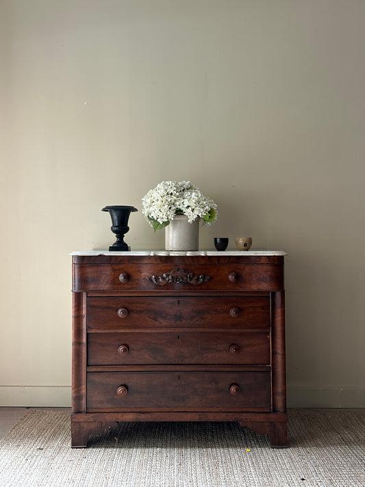Marble top dresser