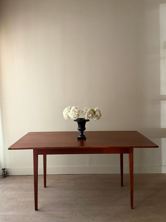 Farmhouse cherry dining table