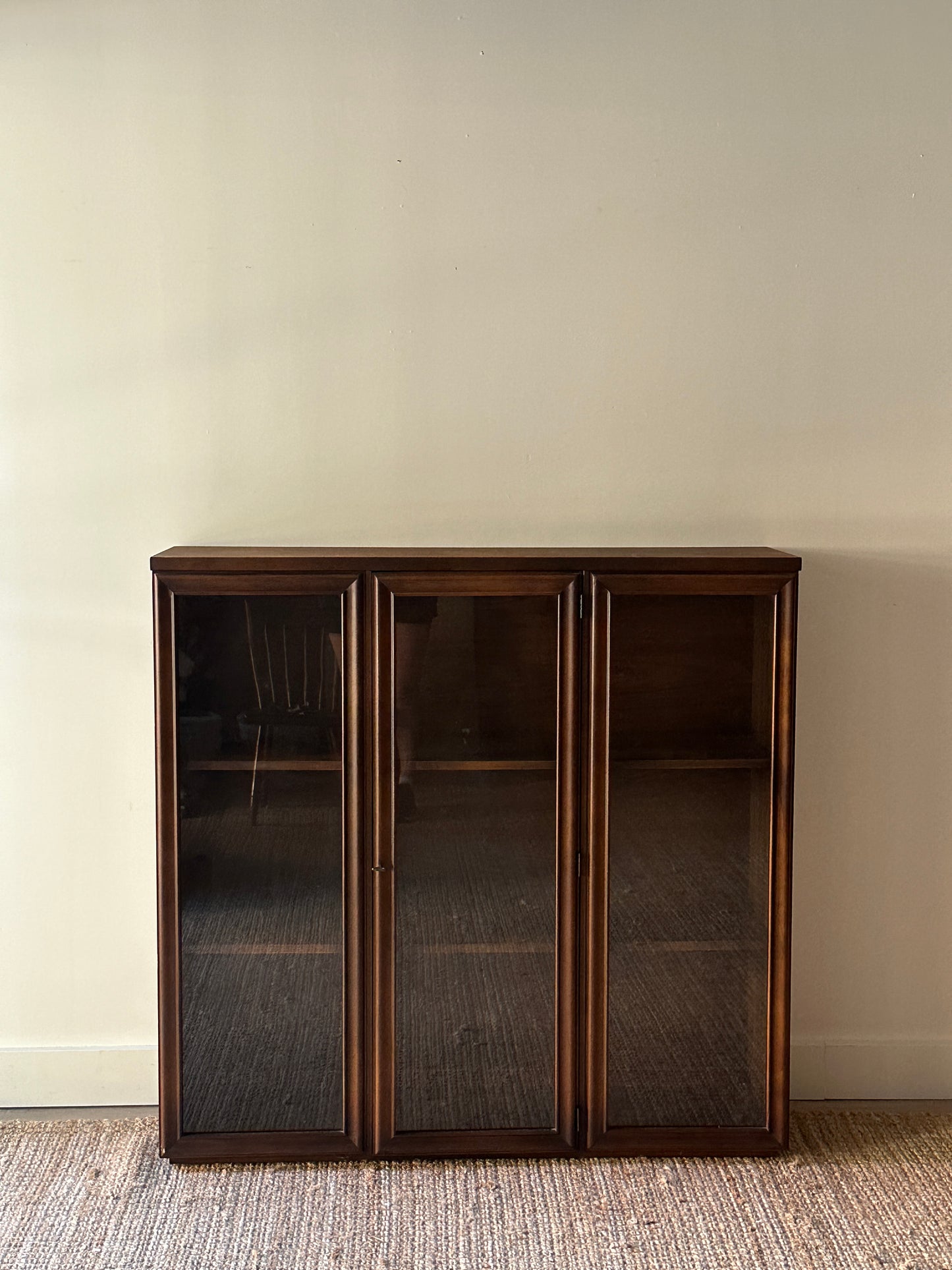 Walnut display case