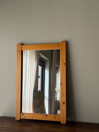 Scandinavian pine mirror