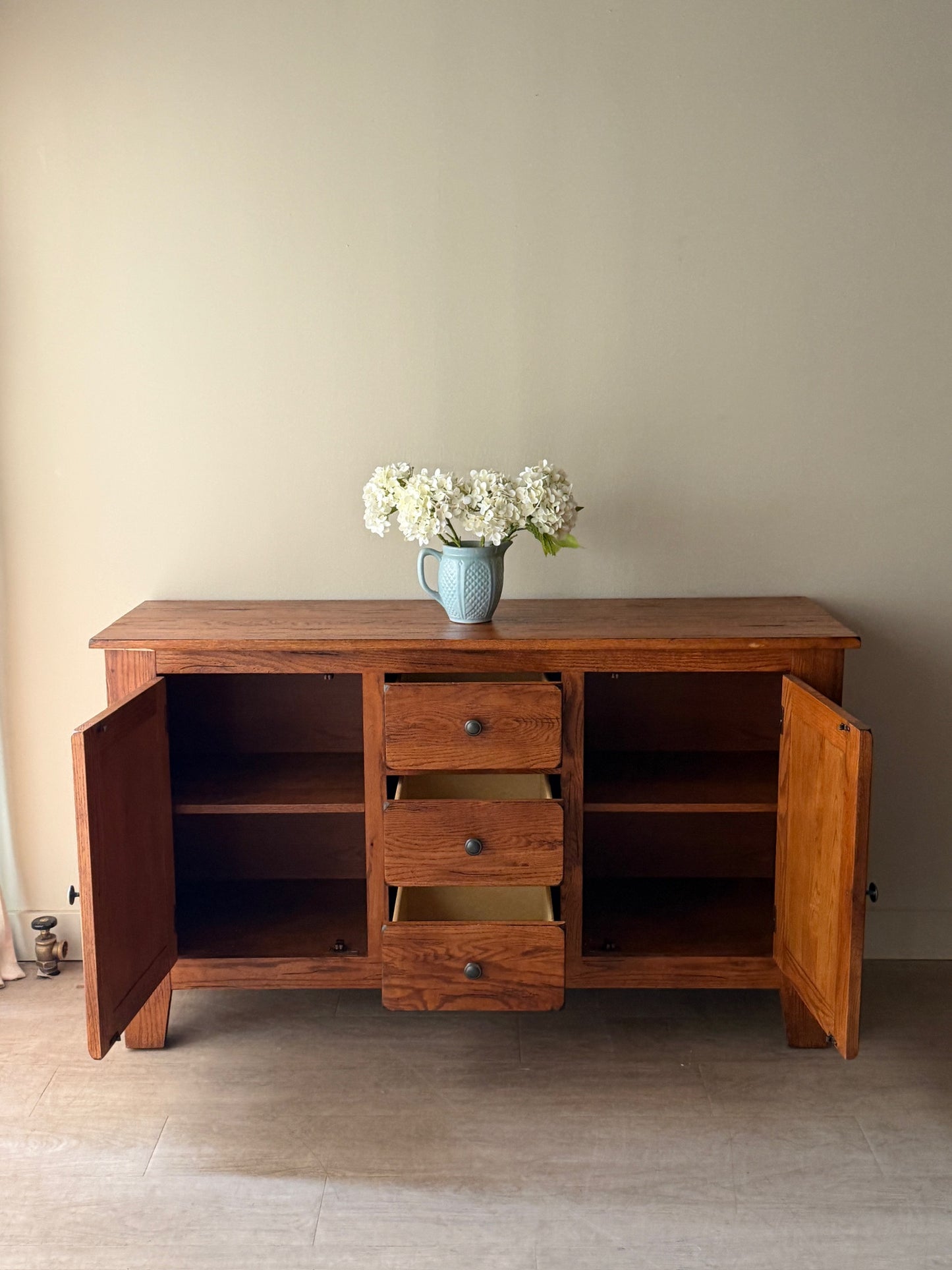 Broyhill oak sideboard
