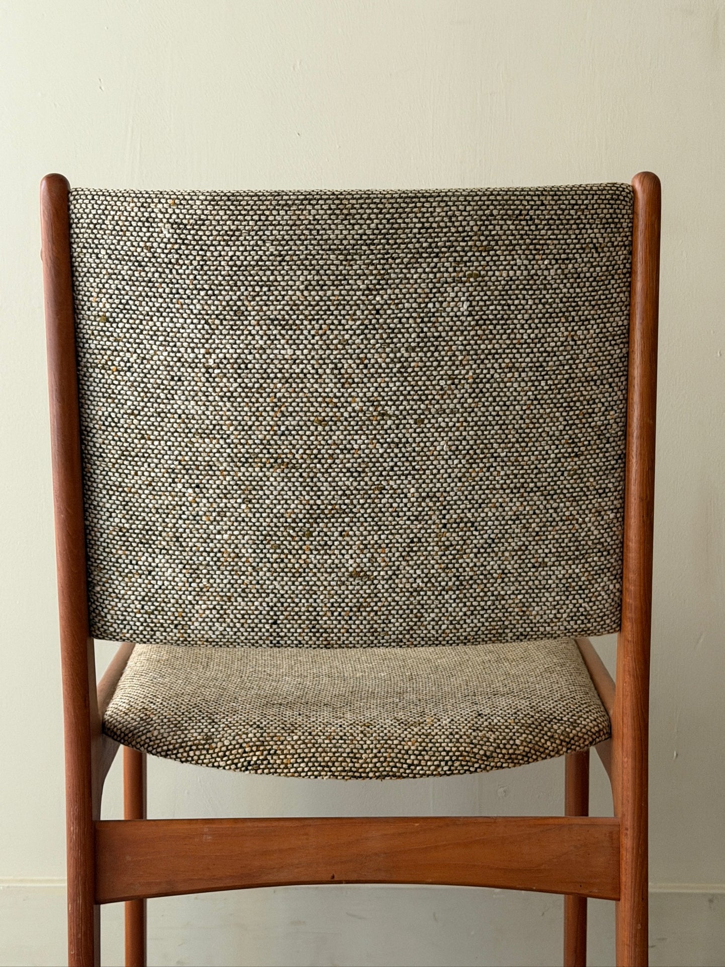 Scandinavian upholstered teak chair