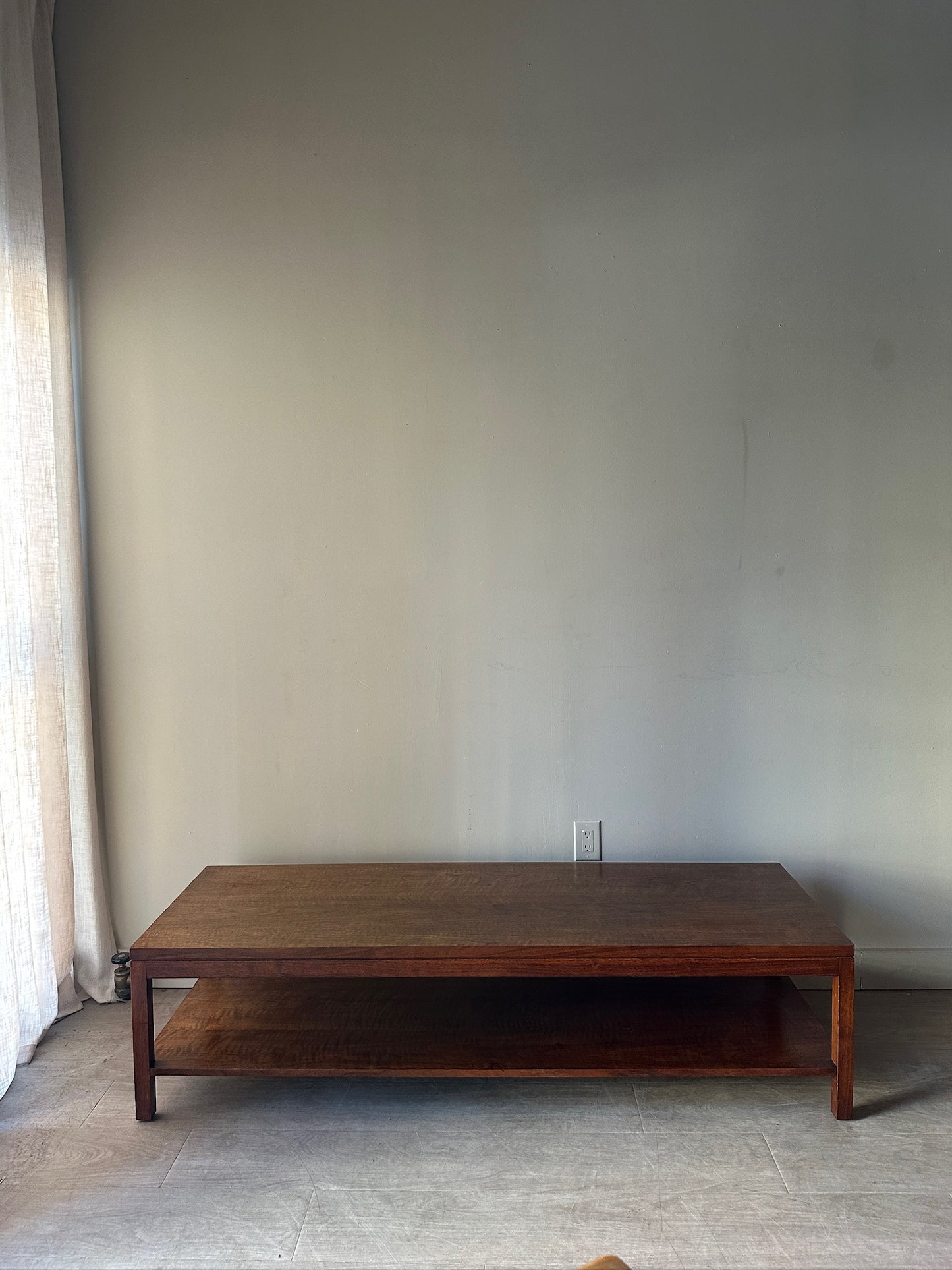 Walnut coffee table