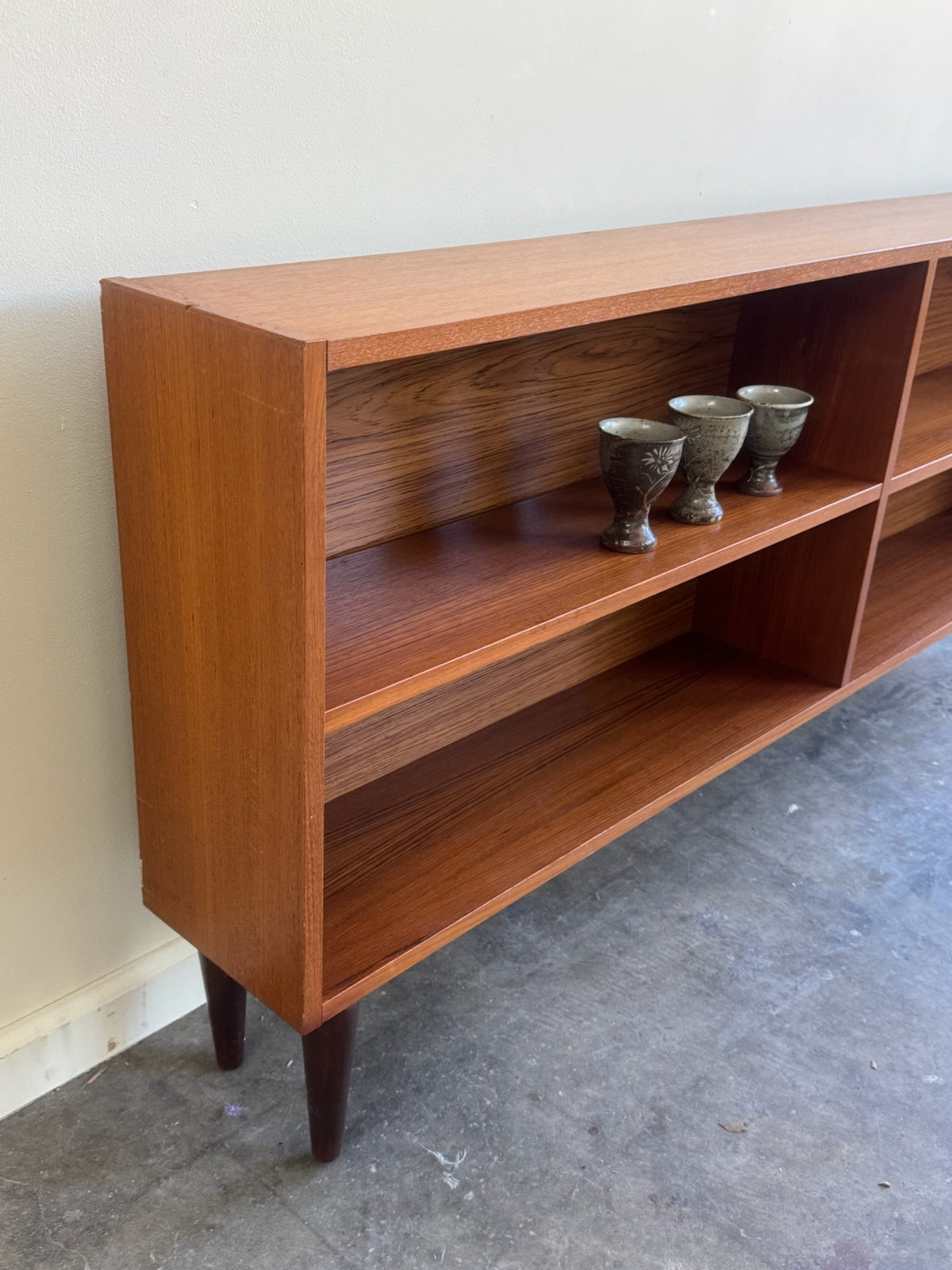 Teak bookshelf