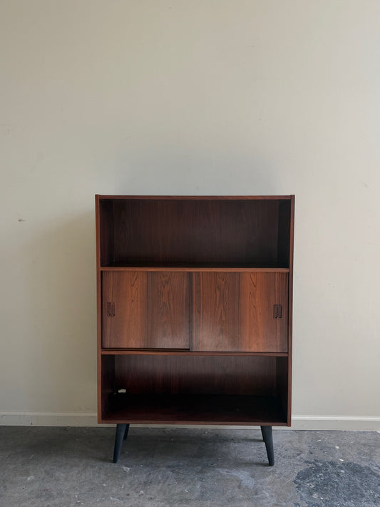 Danish rosewood bookcase cabinet