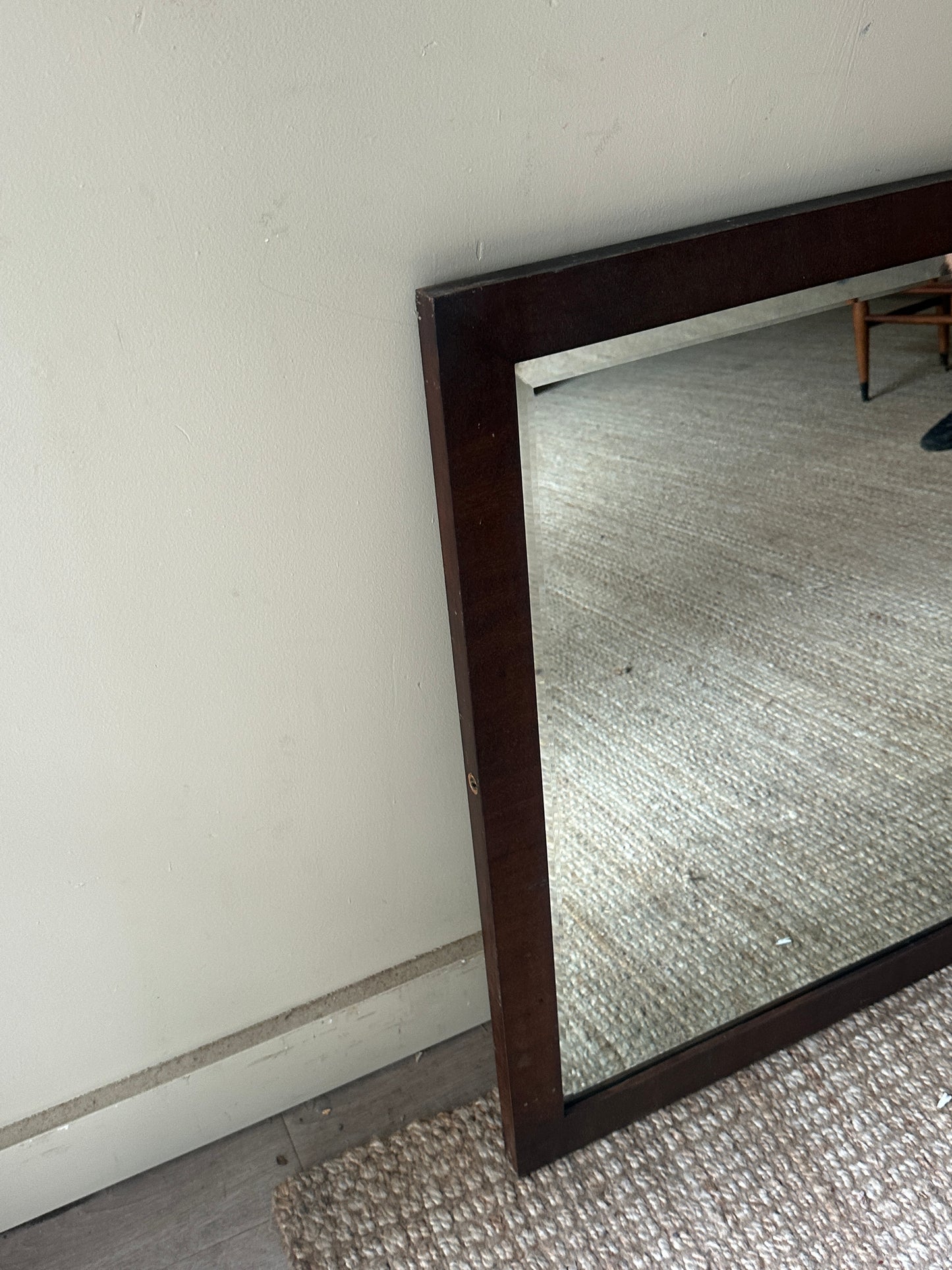 Mahogany mirror