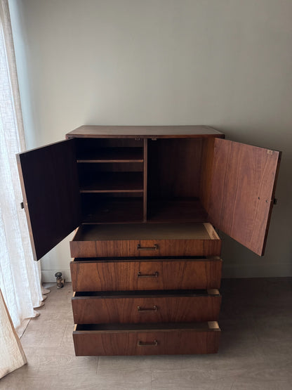 Founders walnut gentlemen’s dresser
