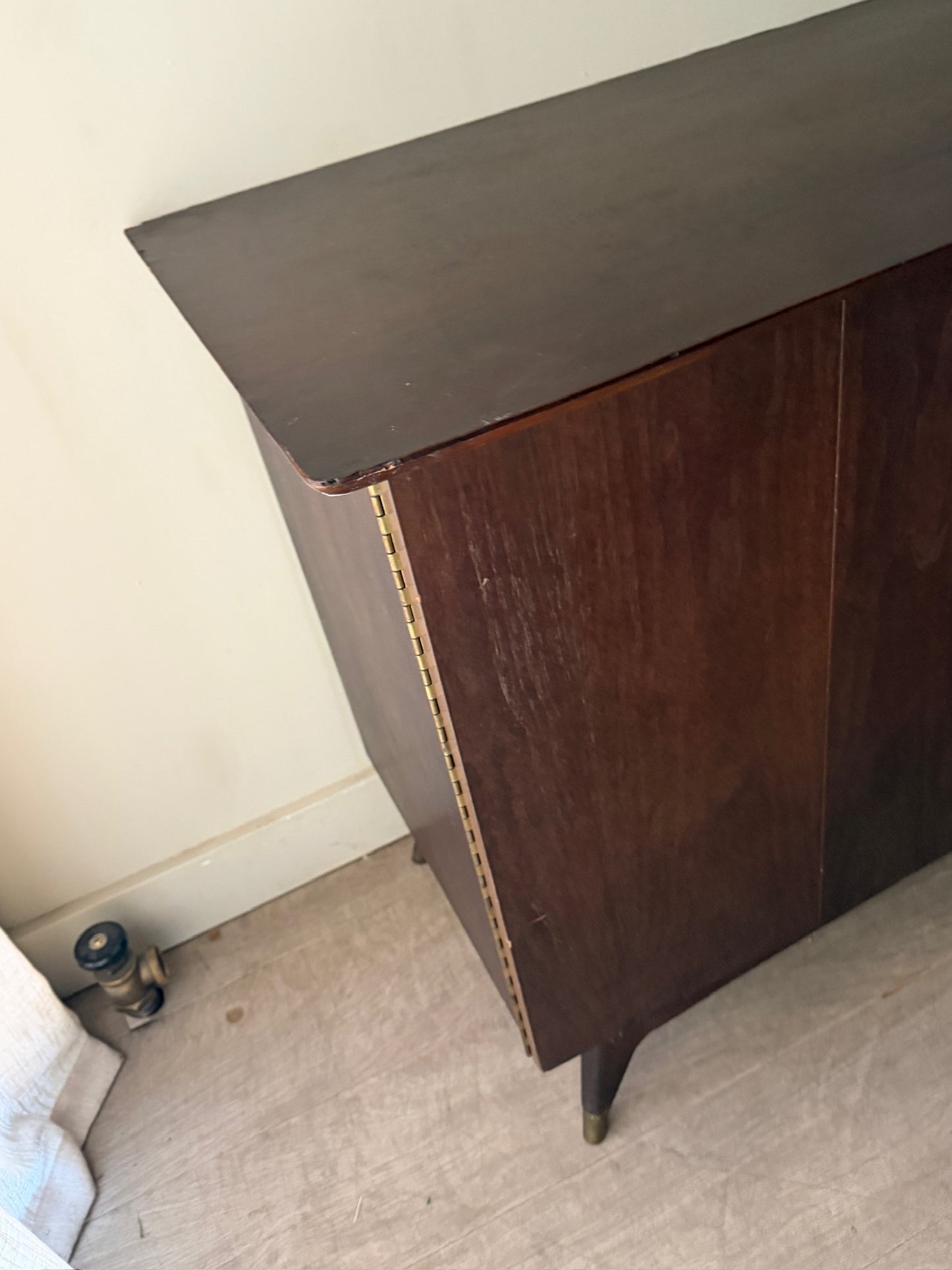 Walnut credenza