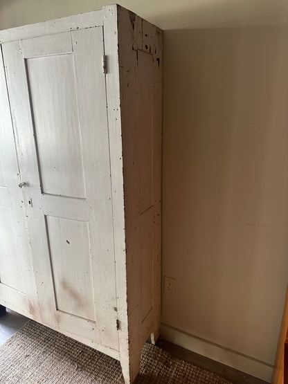 White painted cupboard