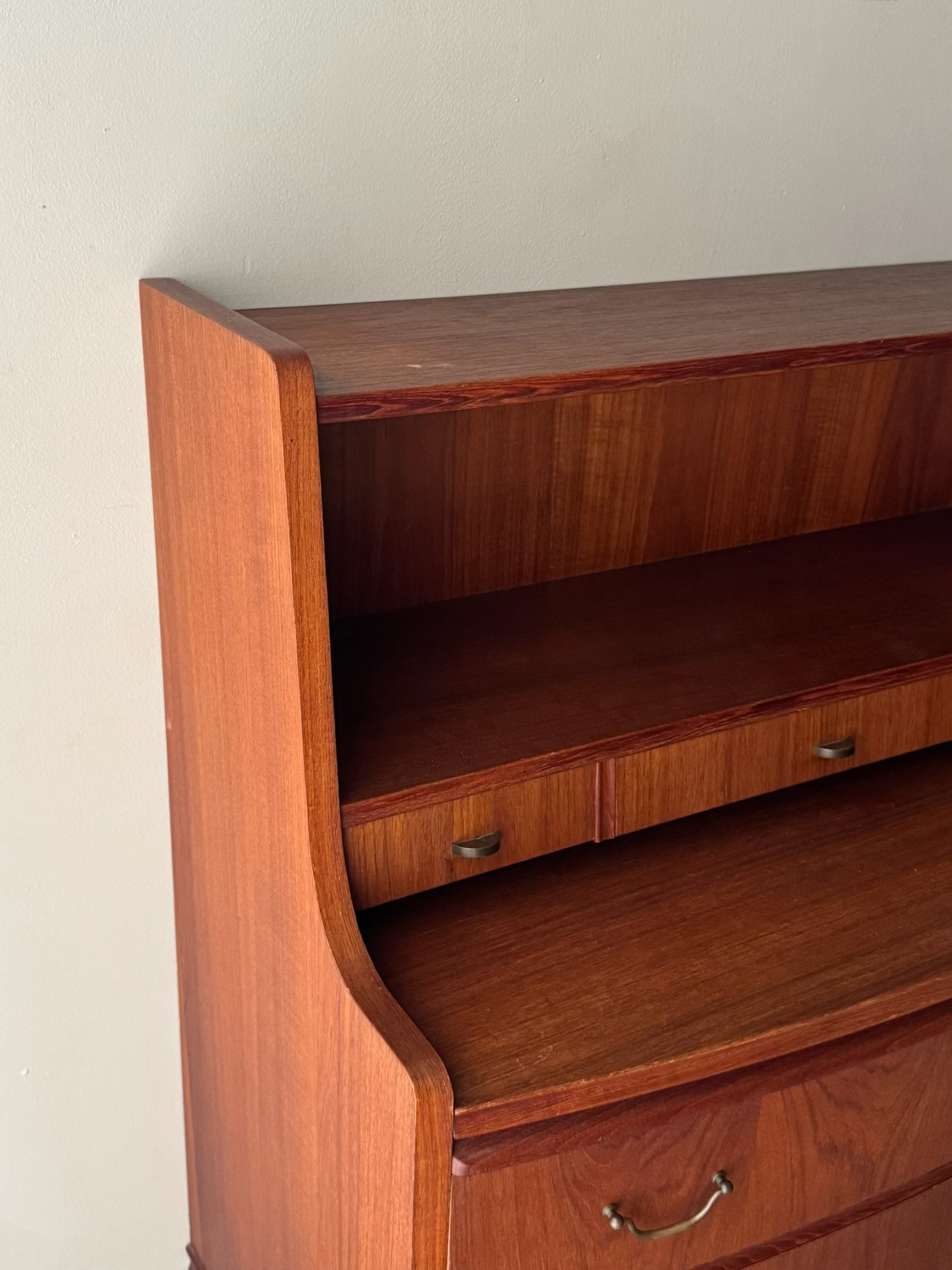 Danish teak secretary desk