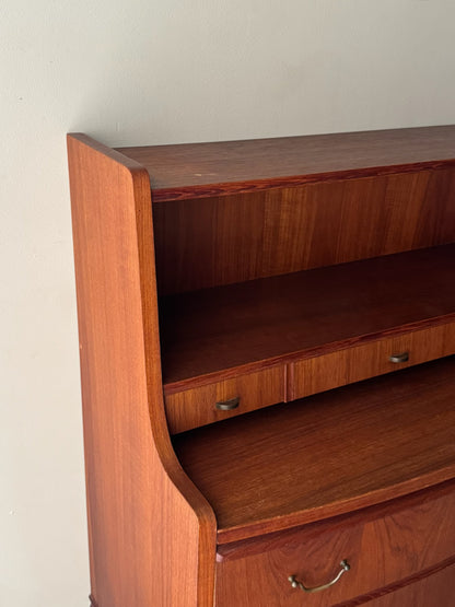 Danish teak secretary desk