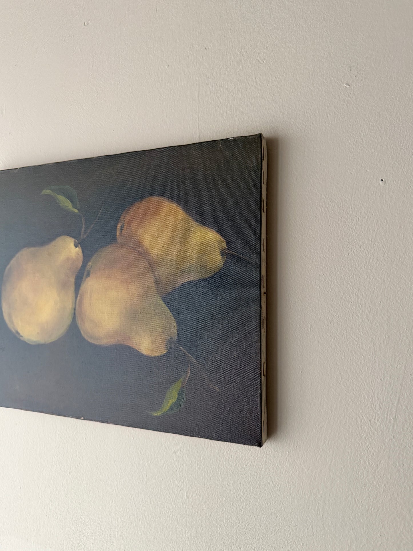 American realist pear still life. Unsigned.