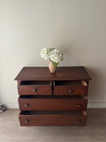 Golden oak dresser