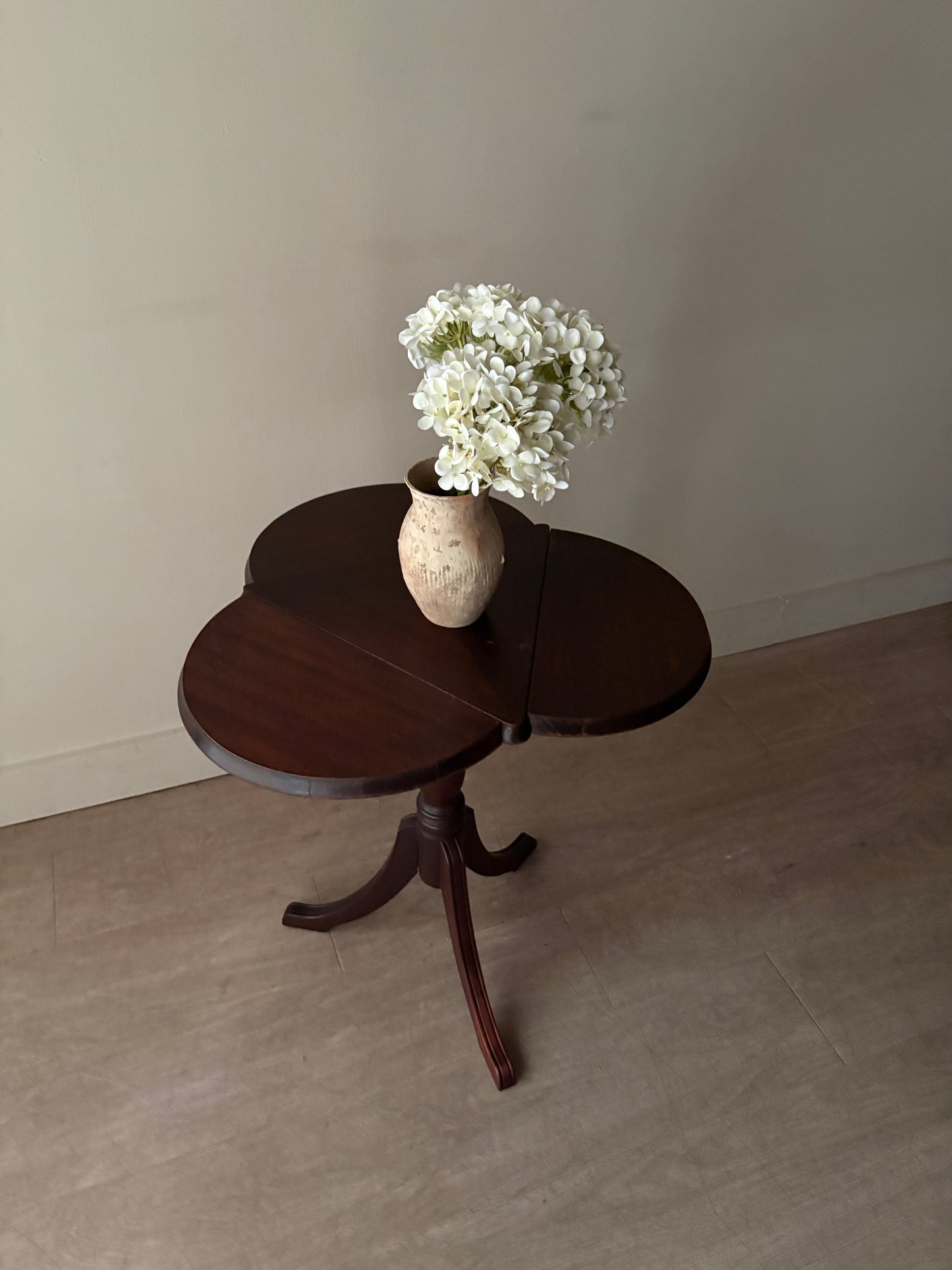 Mahogany handkerchief parlor table