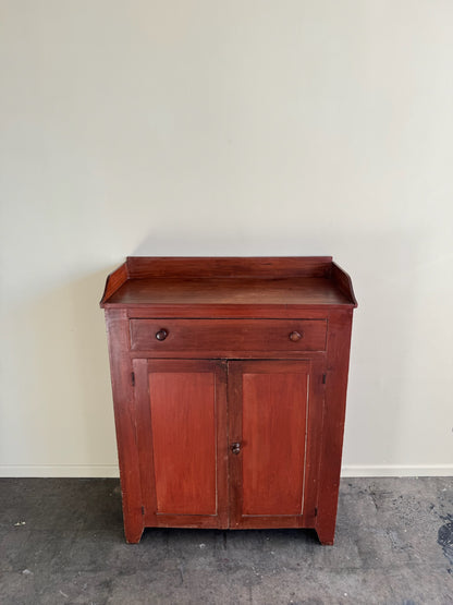 Mid-Atlantic Federal pine jelly cupboard