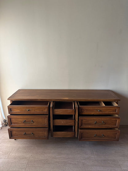 White Furniture walnut credenza