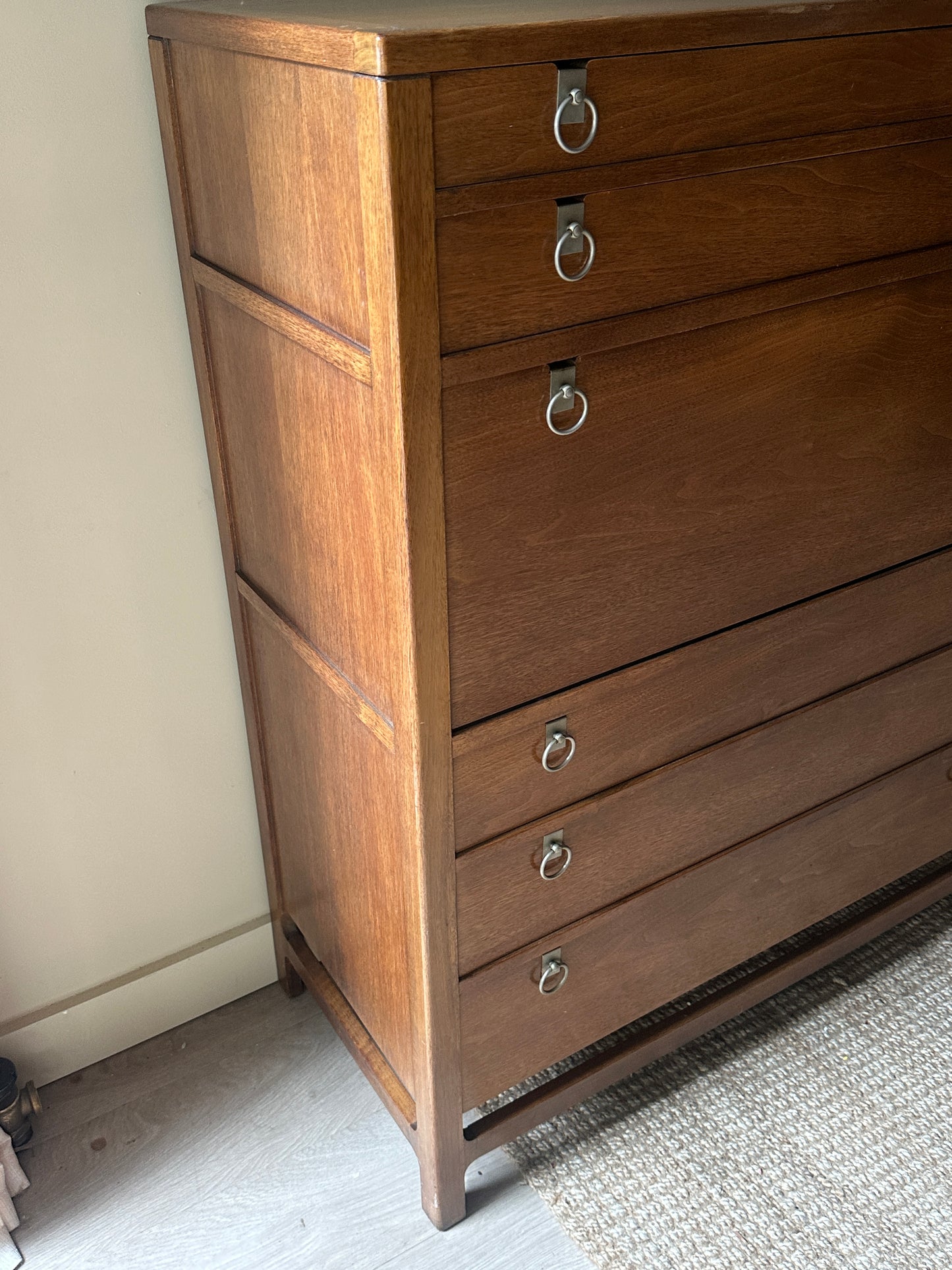 Walnut tallboy
