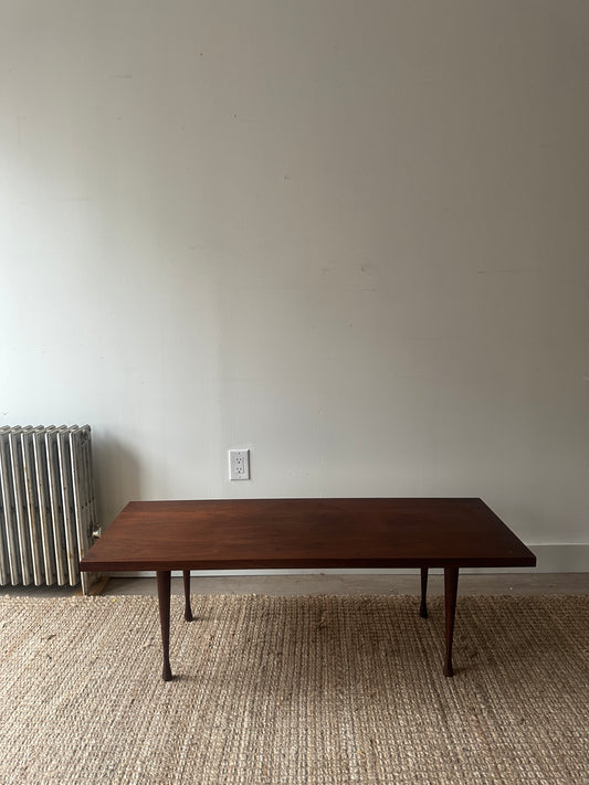 Walnut coffee table