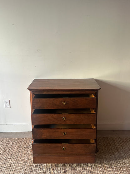 Walnut bachelors dresser