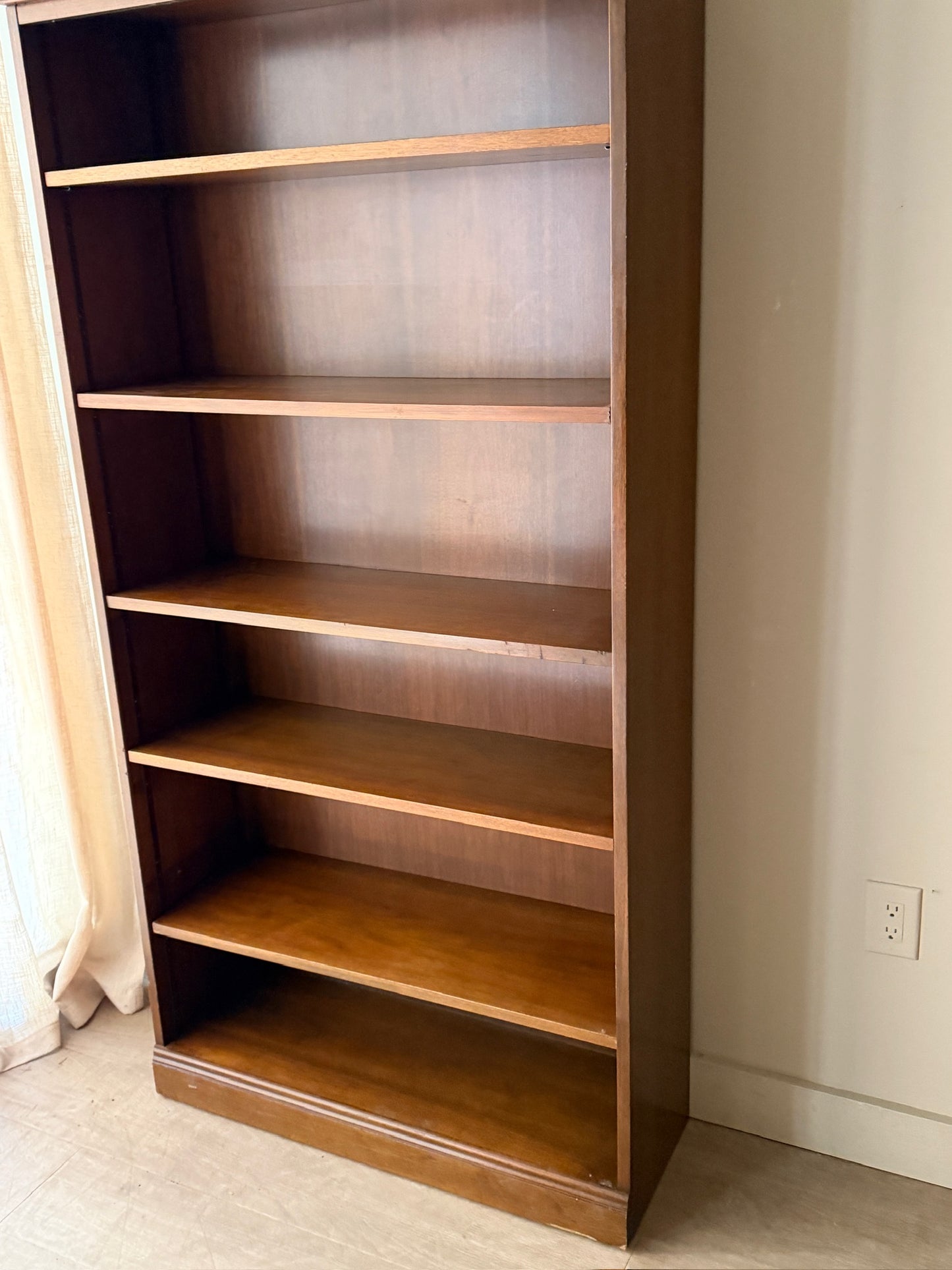Walnut bookcase