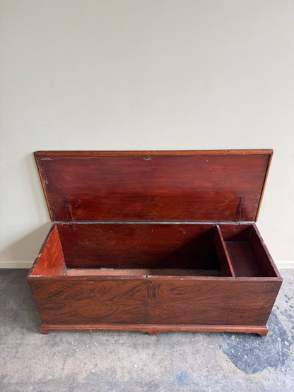 Pennsylvania Federal grain painted pine chest