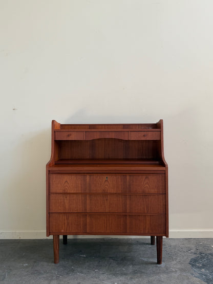 Danish teak secretary desk