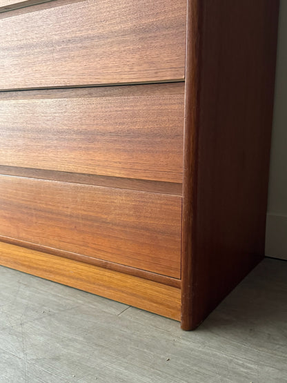 Nordisk Andels-Eksport Danish teak tallboy dresser