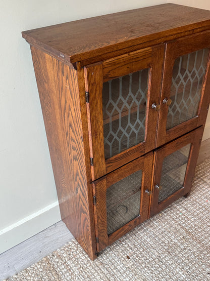Small oak cabinet