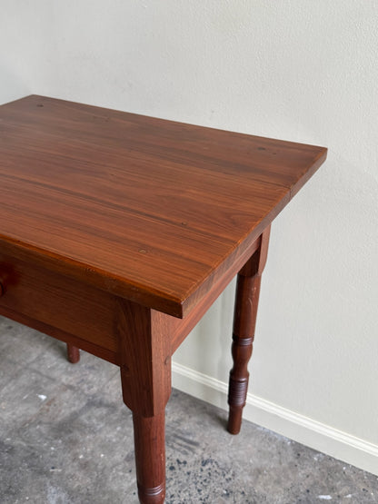 Pennsylvania Sheraton walnut side table