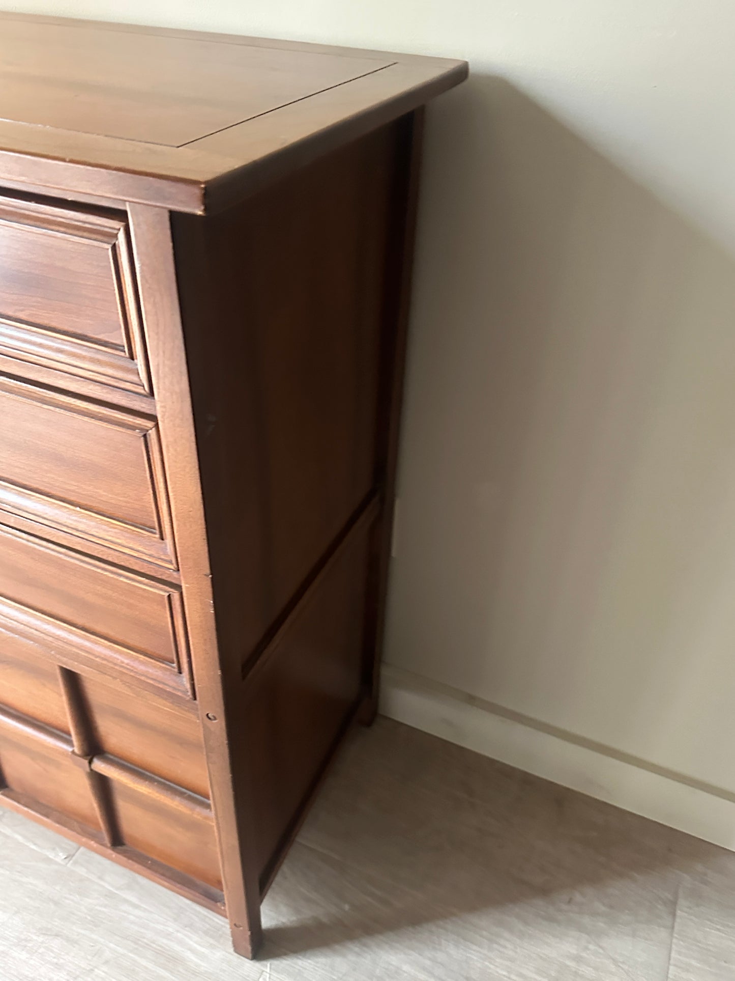 Walnut tallboy