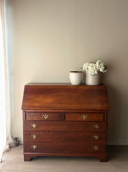 Cherry secretary dresser