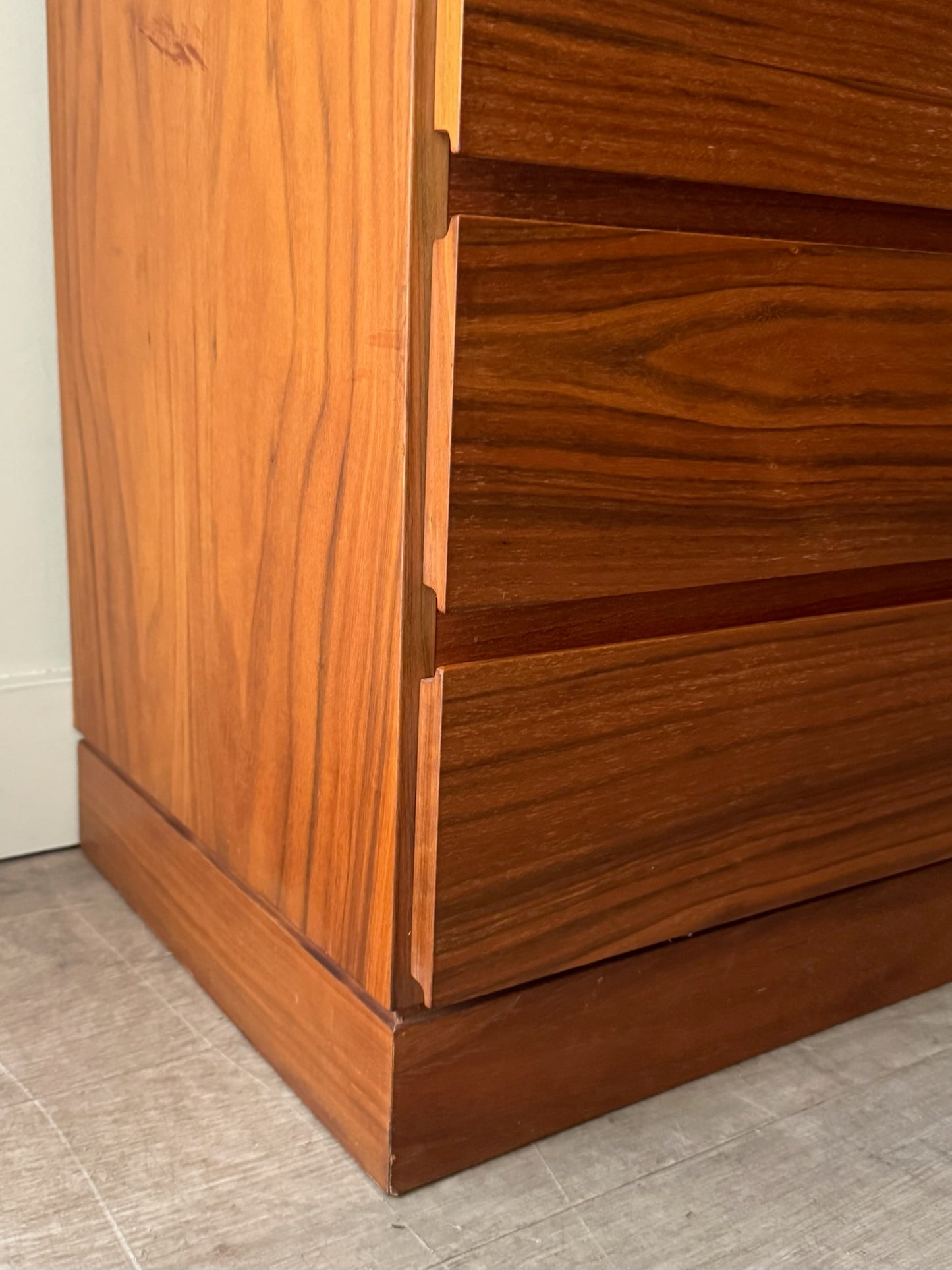 Westnofa Danish teak 8 drawer dresser