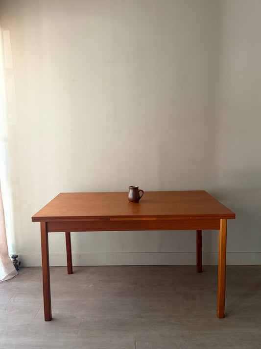 Danish teak extending dining table