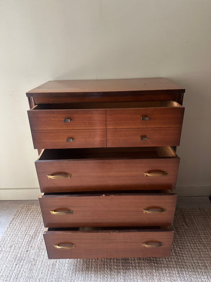Walnut tallboy