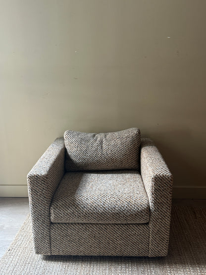 Wool armchair