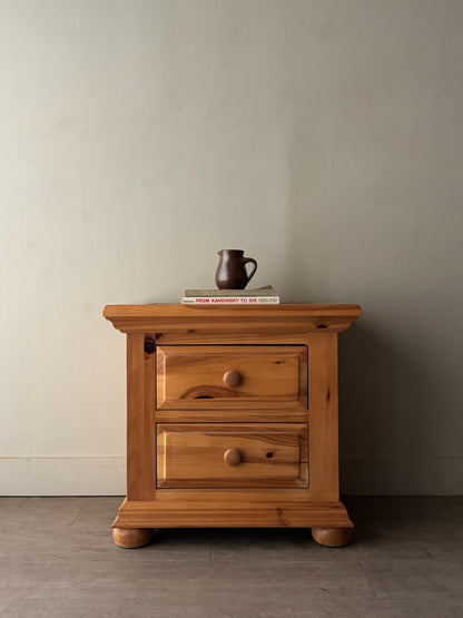 Broyhill pine nightstand