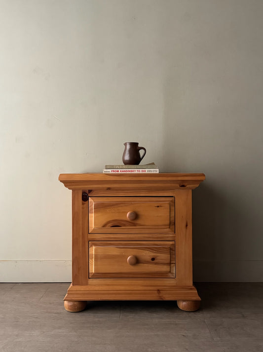 Broyhill pine nightstand