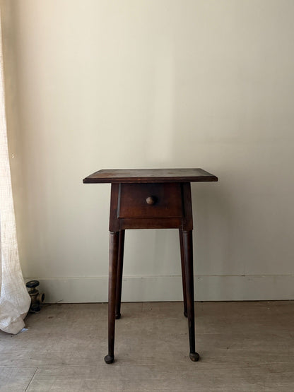Walnut side table