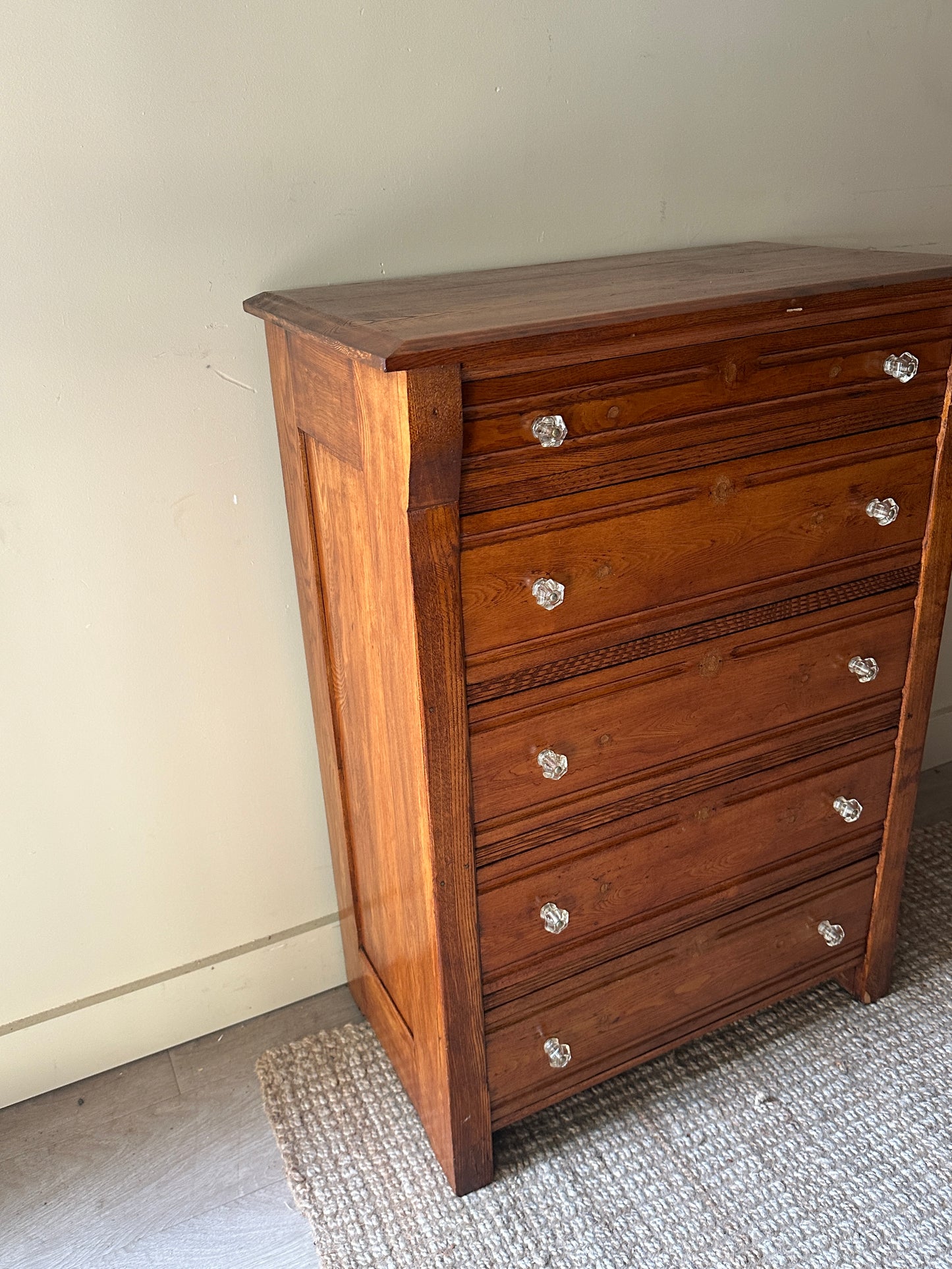 Oak tallboy