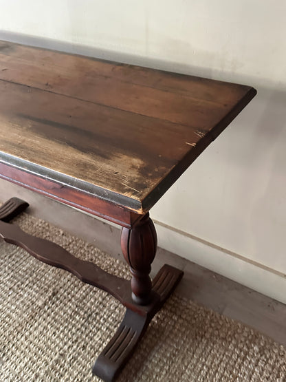 Pine console table