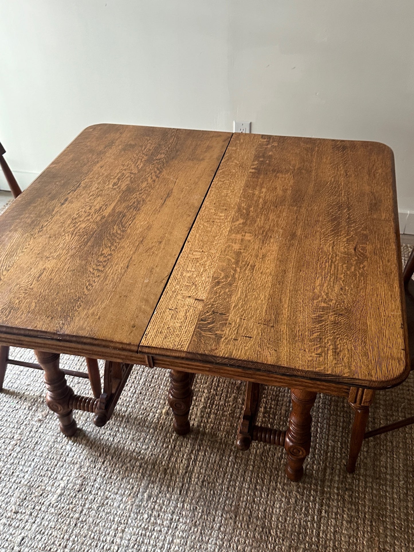 Oak dining table