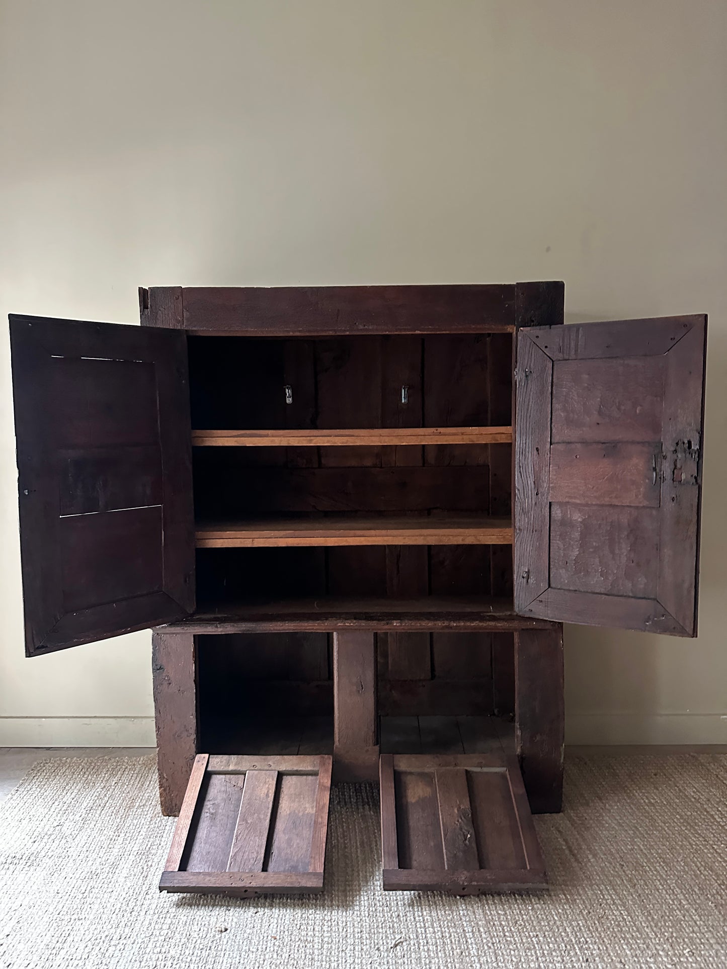 Carved French cupboard