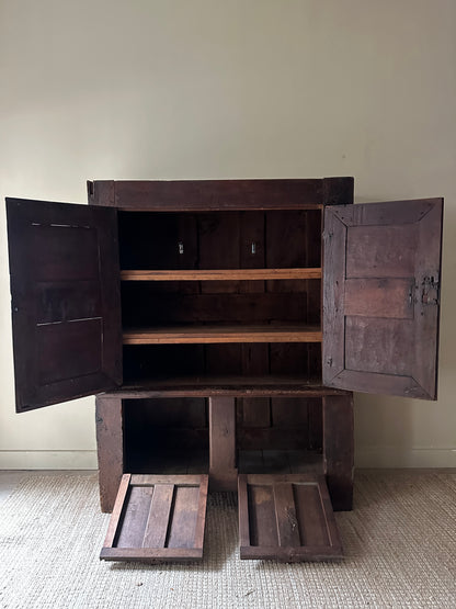 Carved French cupboard